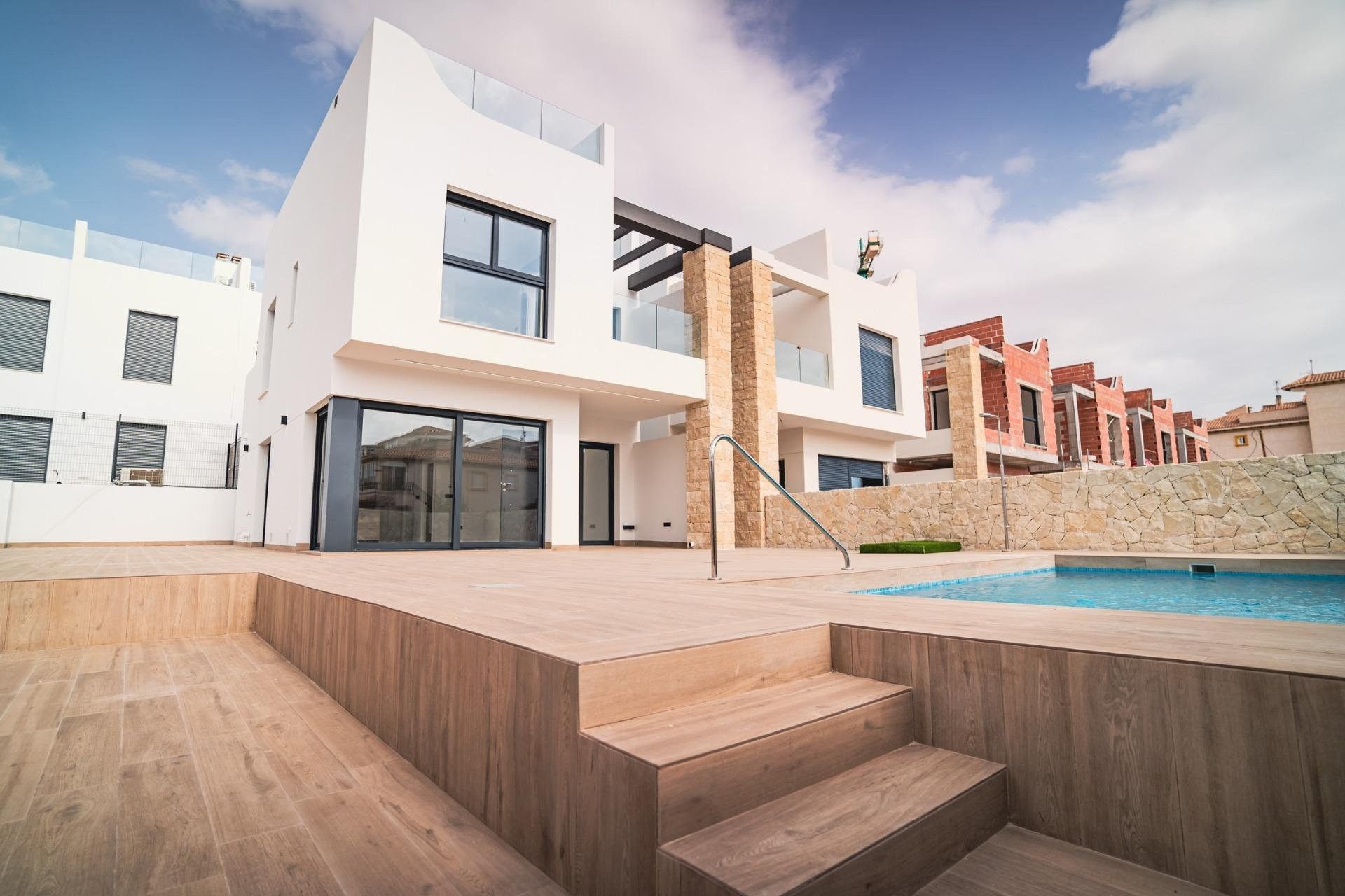 Exterior view of House or chalet for sale in Orihuela  with Air Conditioner, Private garden and Terrace