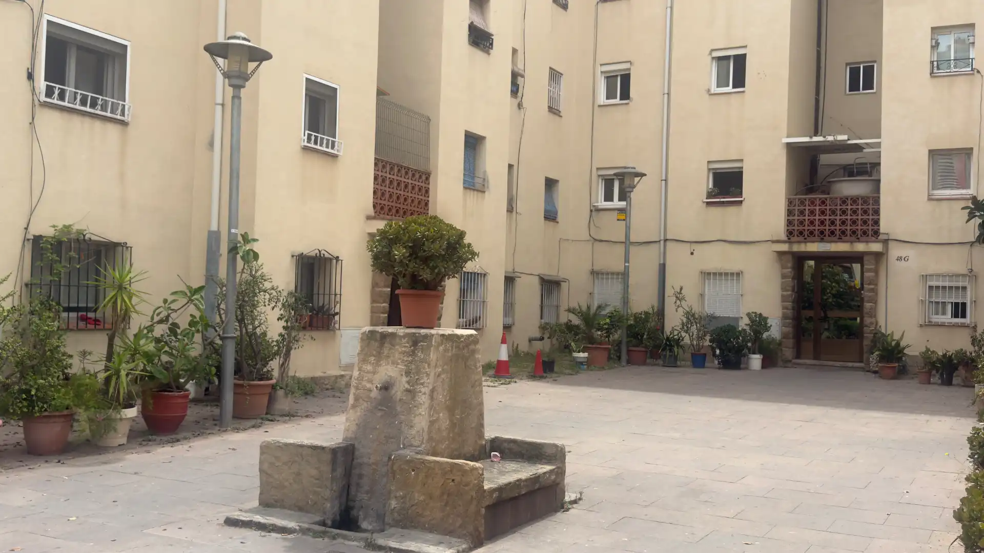 Vista exterior de Pis en venda en Vilanova i la Geltrú amb Aire condicionat, Calefacció i Forn