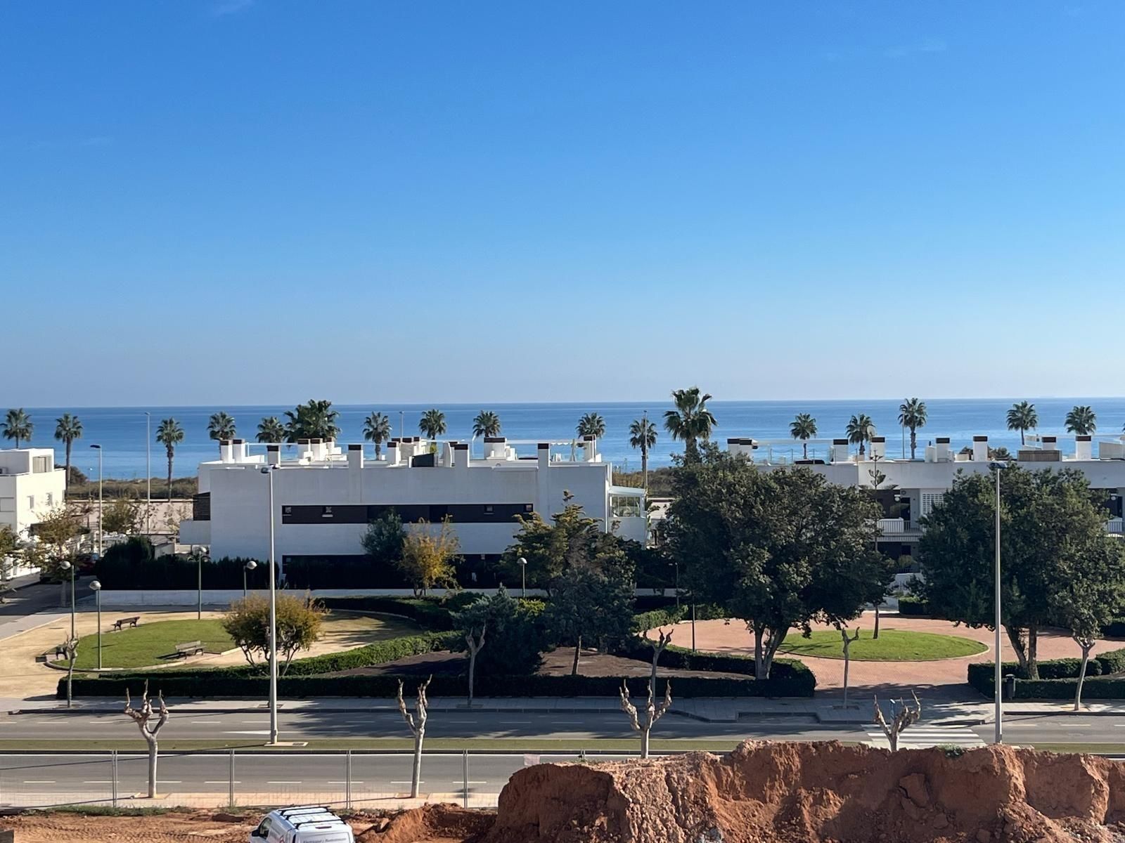 Exterior view of Flat for sale in Pilar de la Horadada  with Air Conditioner, Private garden and Terrace