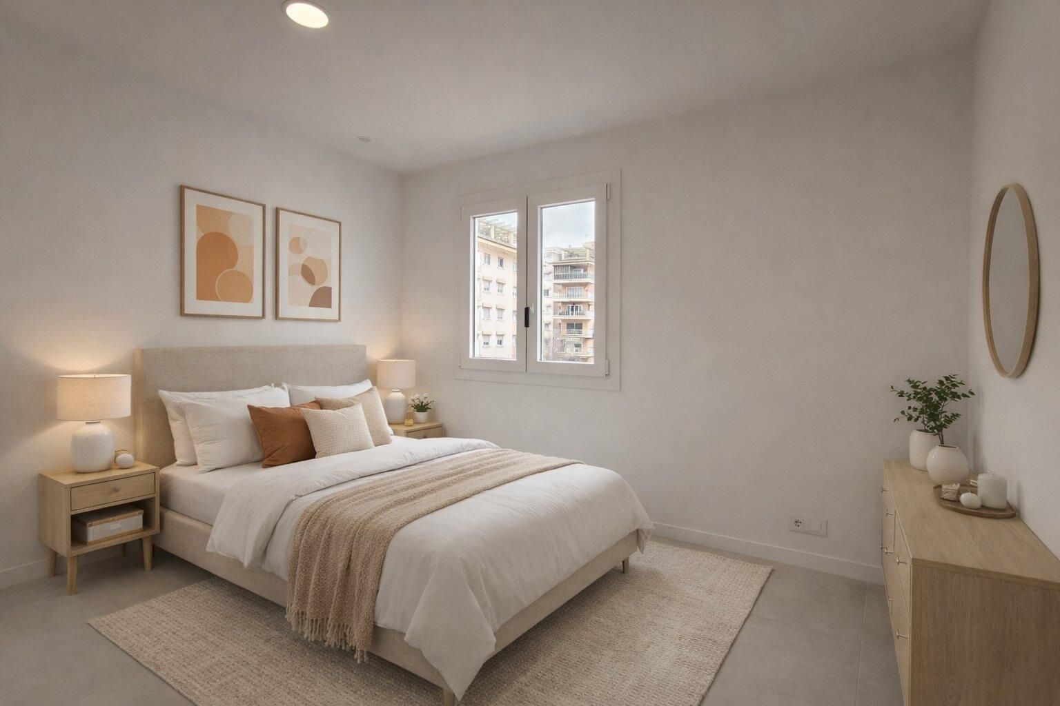 Dormitori de Apartament en venda en  Palma de Mallorca amb Aire condicionat i Balcó