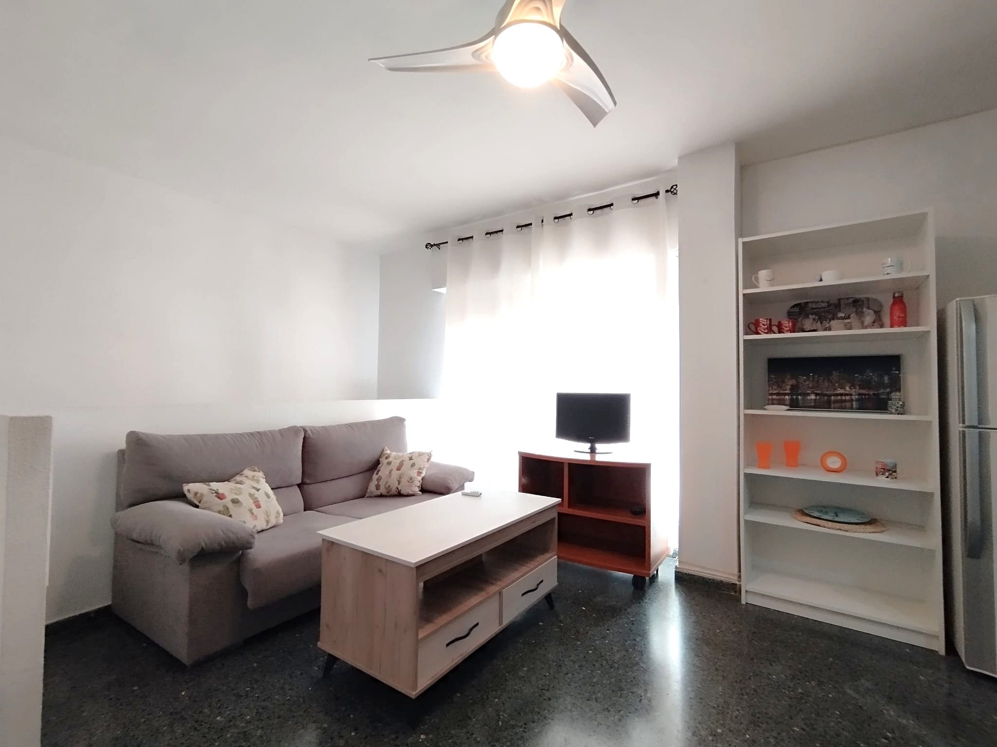 Living room of Study to rent in Alcoy / Alcoi  with Terrace, Storage room and Furnished