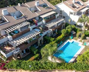 Swimming pool of Attic for sale in Marbella  with Air Conditioner, Terrace and Swimming Pool