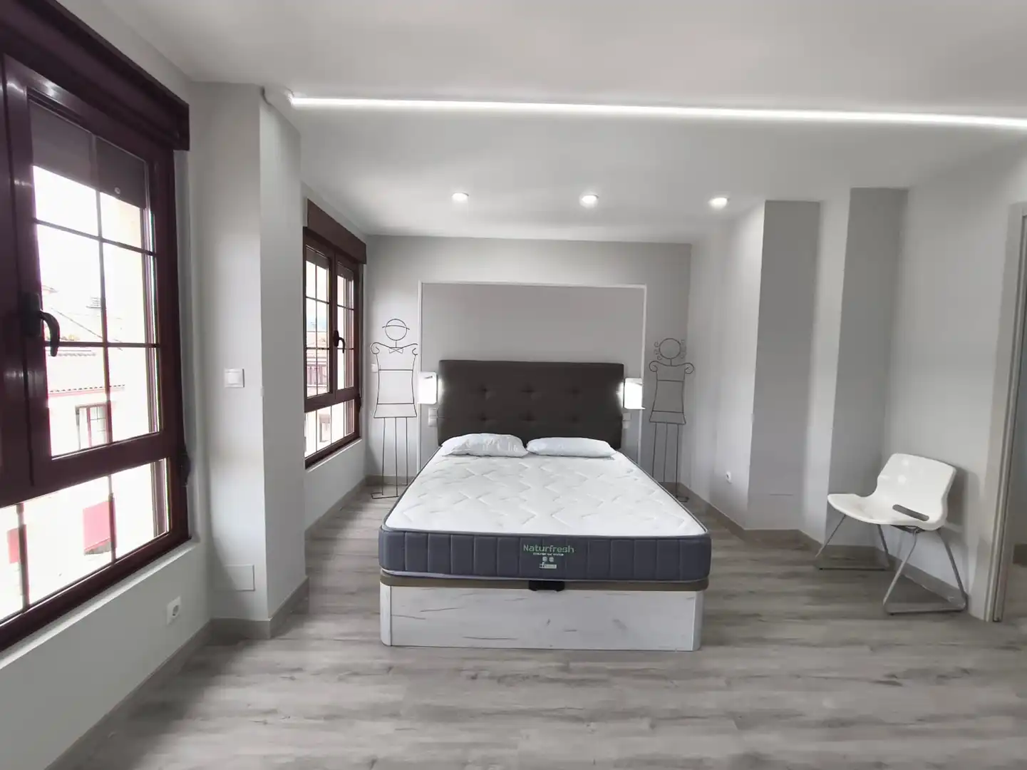 Bedroom of Attic for rent in Entrambasaguas  with Heating, Terrace and Furnished
