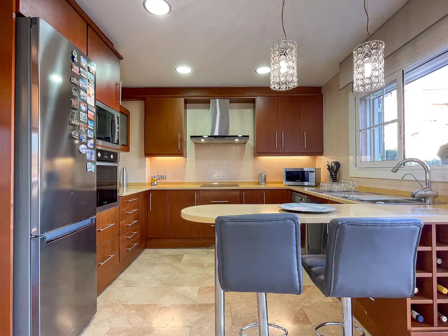 Cocina de Casa adosada en venta en Mataró con Aire acondicionado, Calefacción y Jardín privado