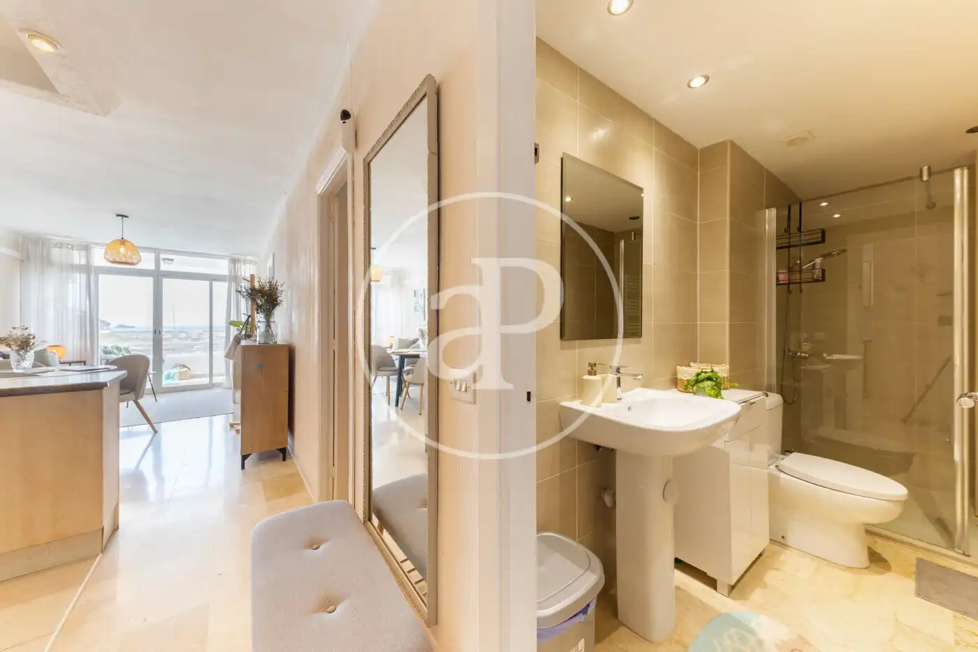Bathroom of Flat for sale in Calvià  with Air Conditioner, Heating and Terrace