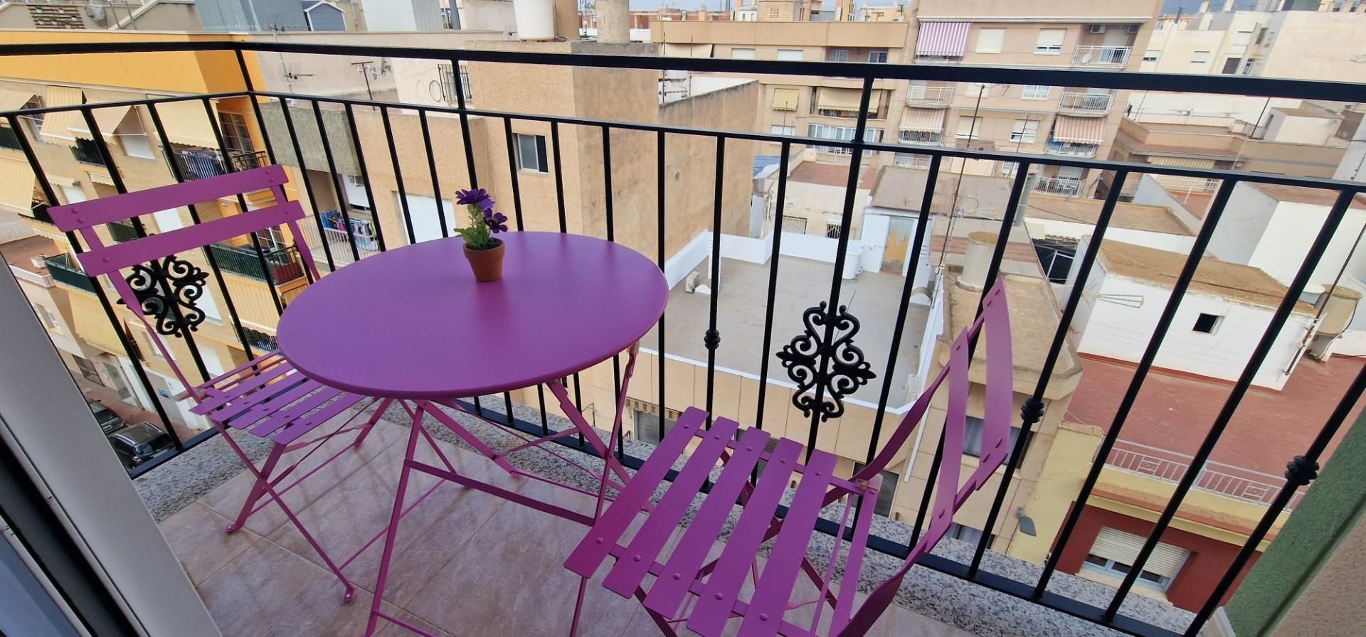 Terrassa de Apartament de lloguer en Águilas amb Moblat