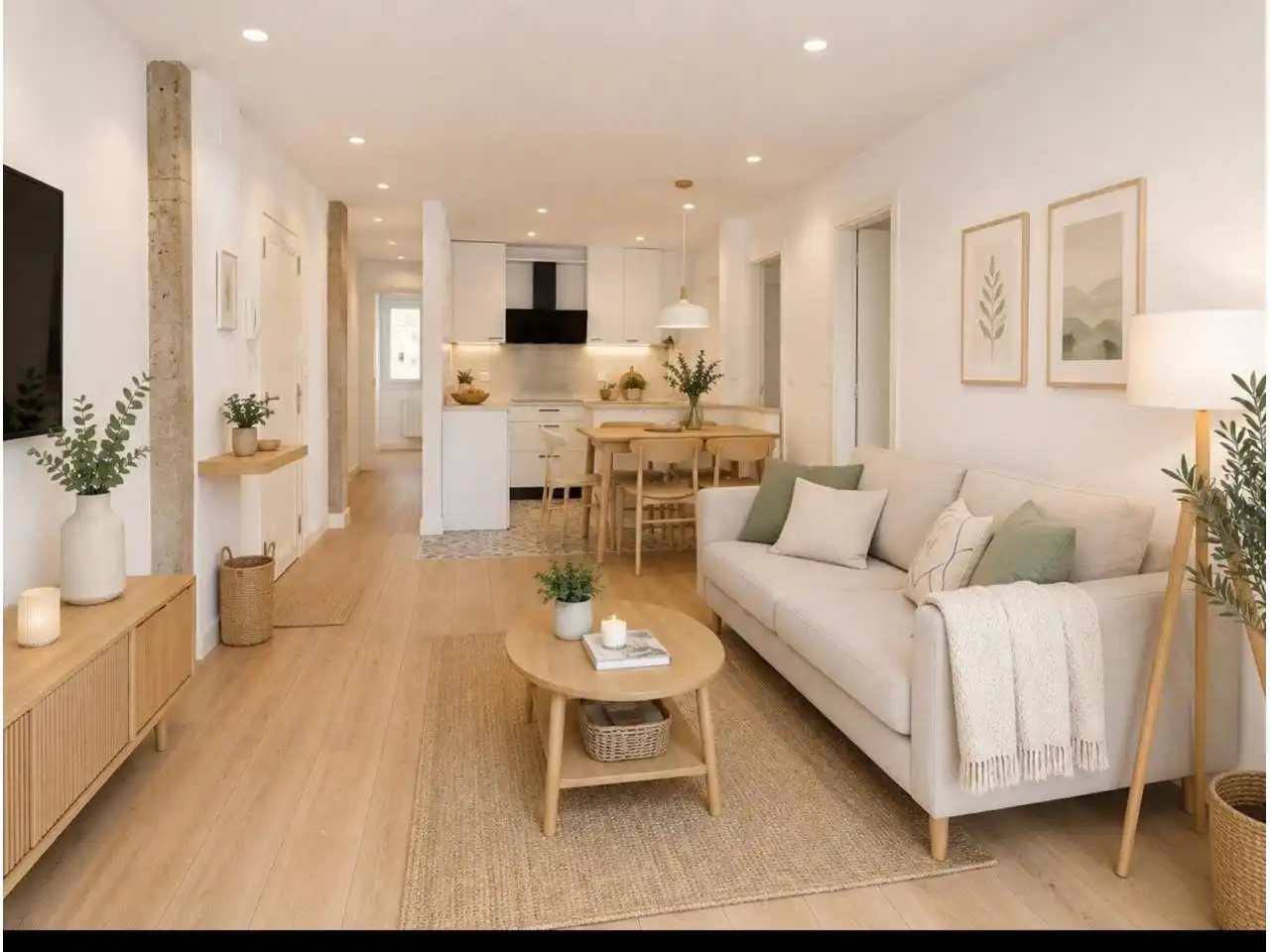 Sala de estar de Piso en venta en Laredo con Calefacción