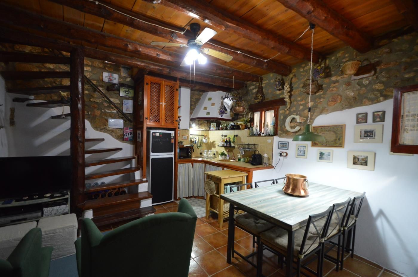 Kitchen of Country house for sale in Canet lo Roig  with Heating, Terrace and Oven