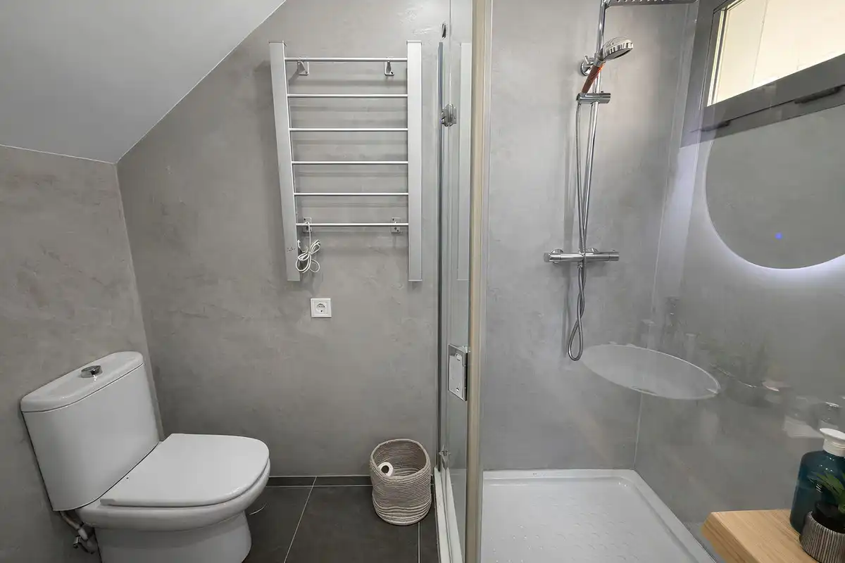 Baño de Ático en venta en Mijas con Aire acondicionado, Calefacción y Piscina