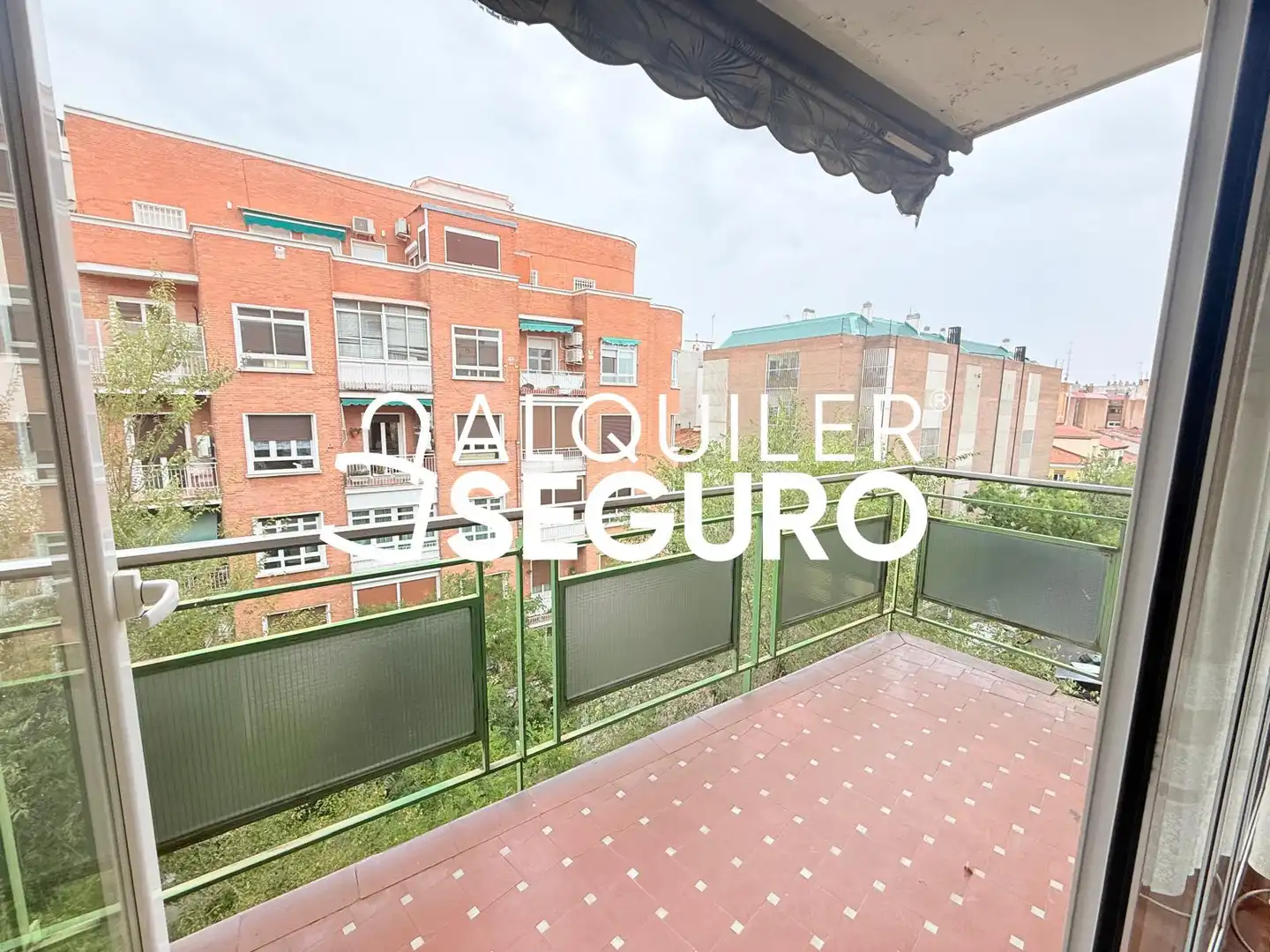 Terraza de Piso de alquiler en Chamberí