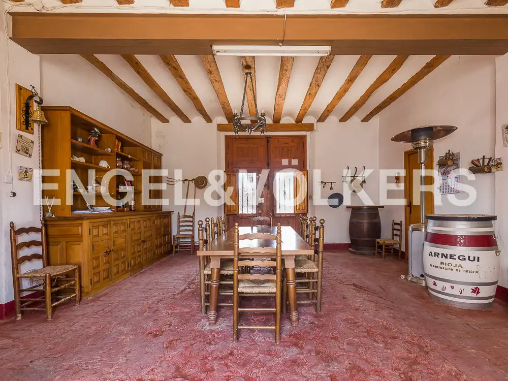 Comedor de Casa o chalet en venta en Mogente / Moixent con Calefacción y Jardín privado