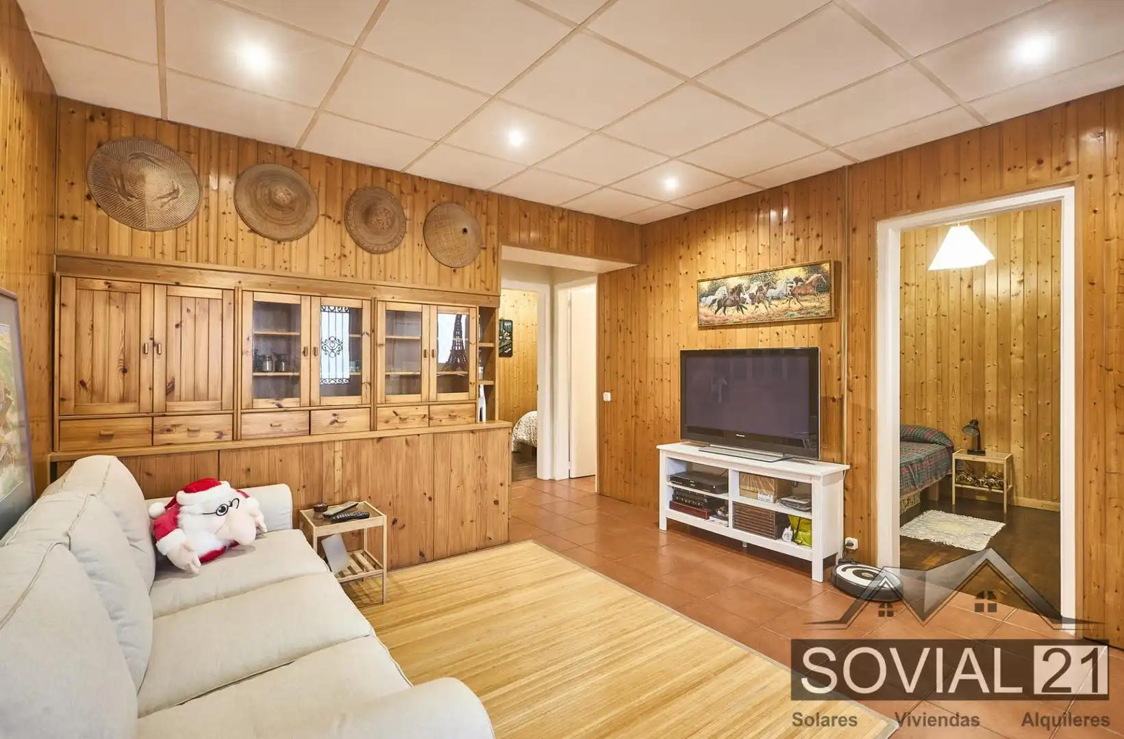 Sala de estar de Casa o chalet en venta en Barcelona con Calefacción, Jardín privado y Terraza