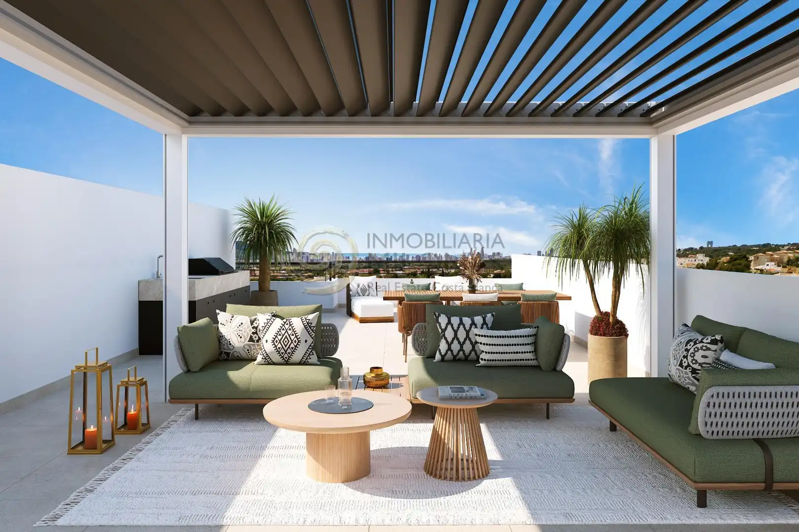 Terrace of Flat for sale in L'Alfàs del Pi  with Air Conditioner, Private garden and Terrace
