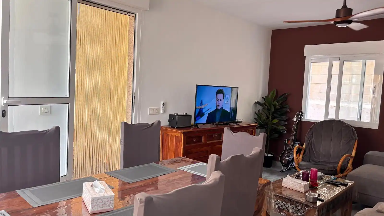 Menjador de Casa o xalet en venda en Mazarrón amb Aire condicionat, Calefacció i Jardí privat