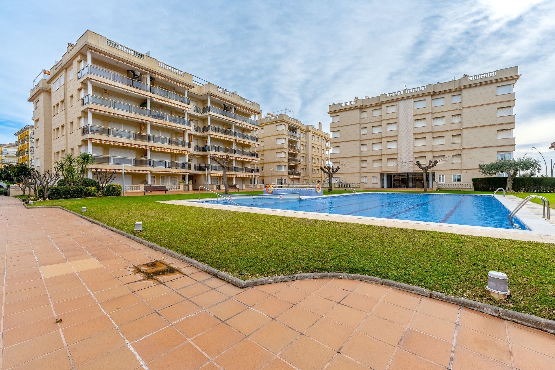 Swimming pool of Flat for sale in Calafell  with Air Conditioner, Heating and Terrace