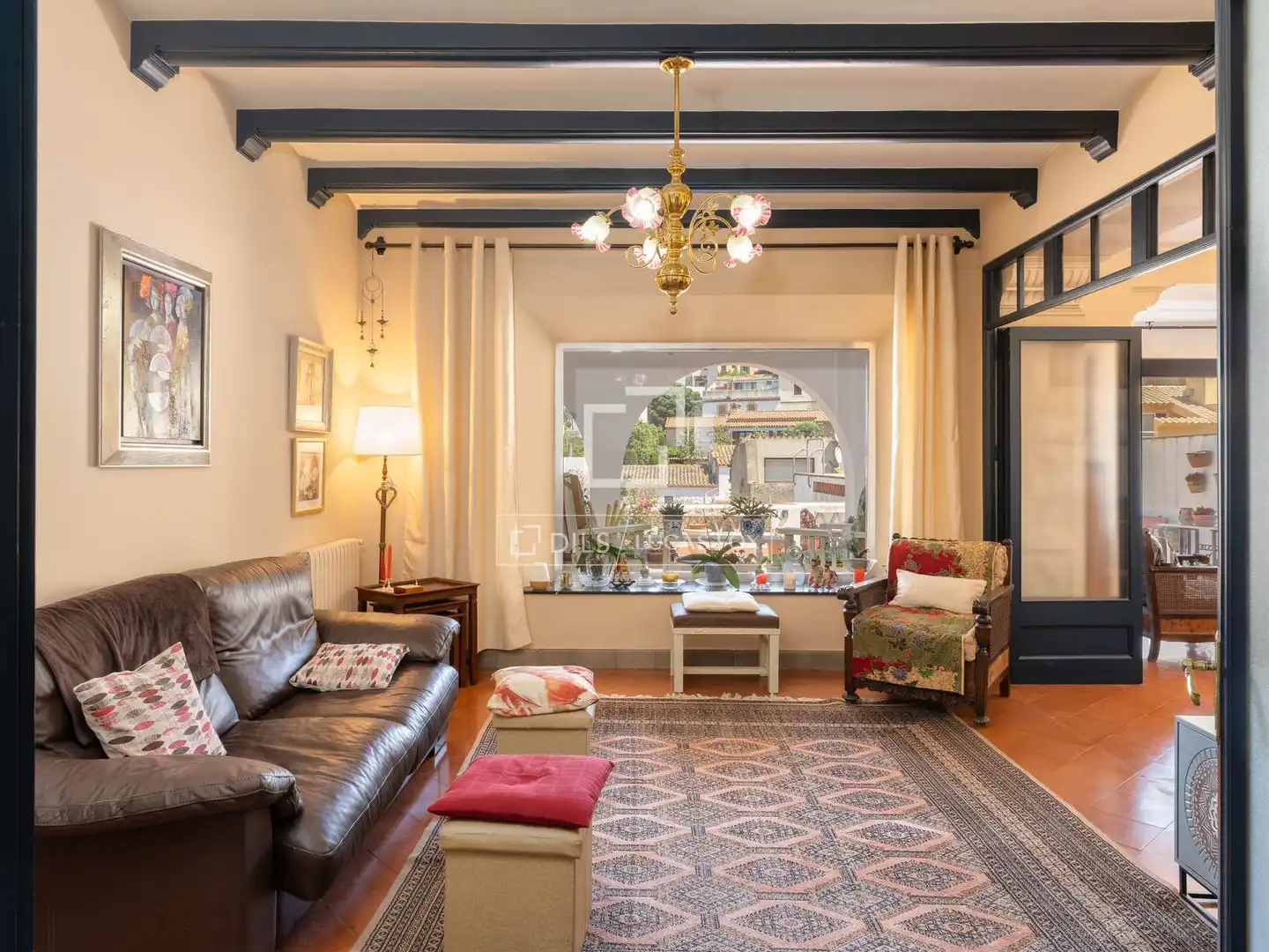 Living room of Houses for sale in Begur  with Heating, Terrace and Storage room