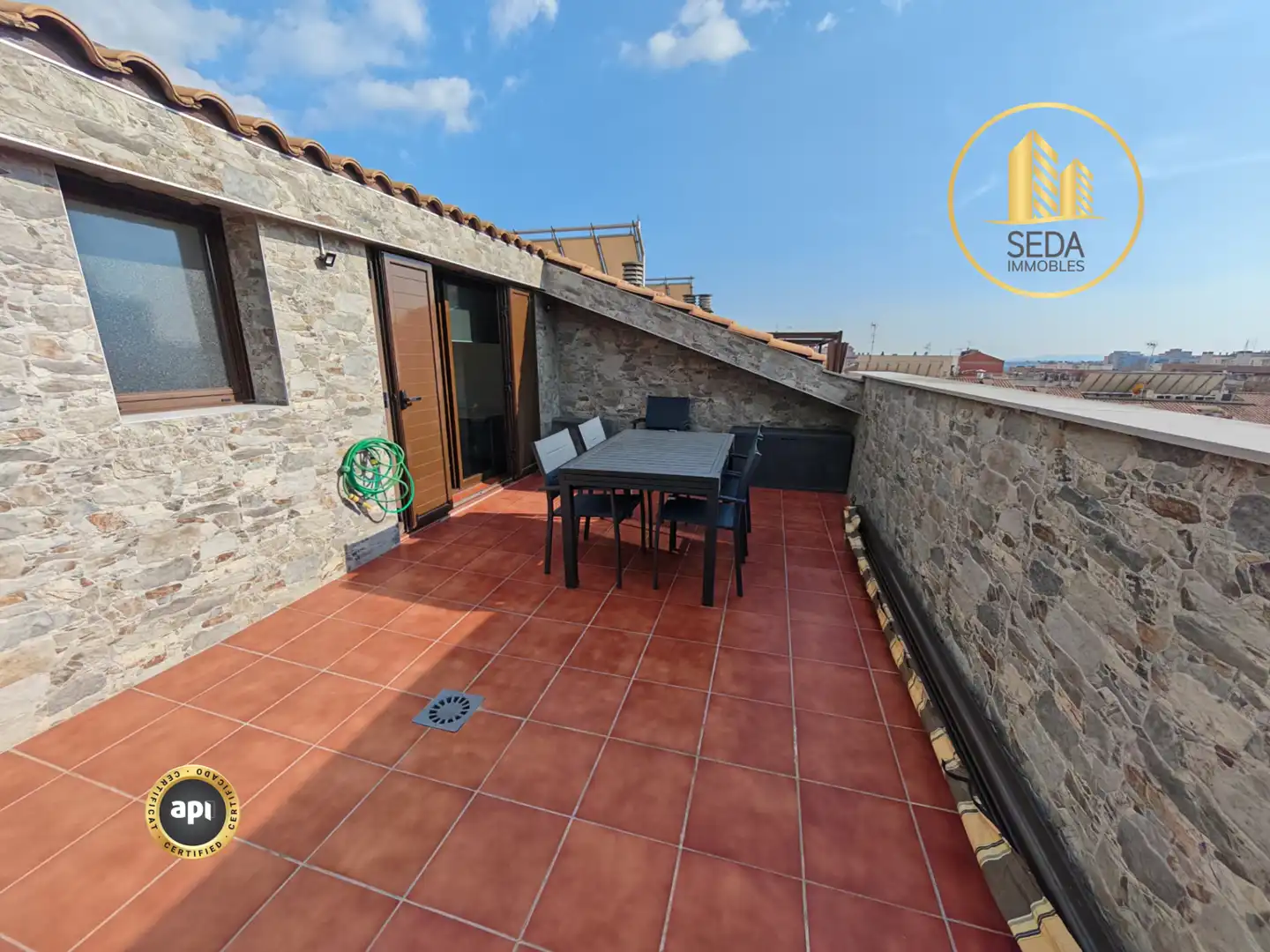 Terrace of Duplexes for sale in Terrassa  with Air Conditioner, Heating and Terrace