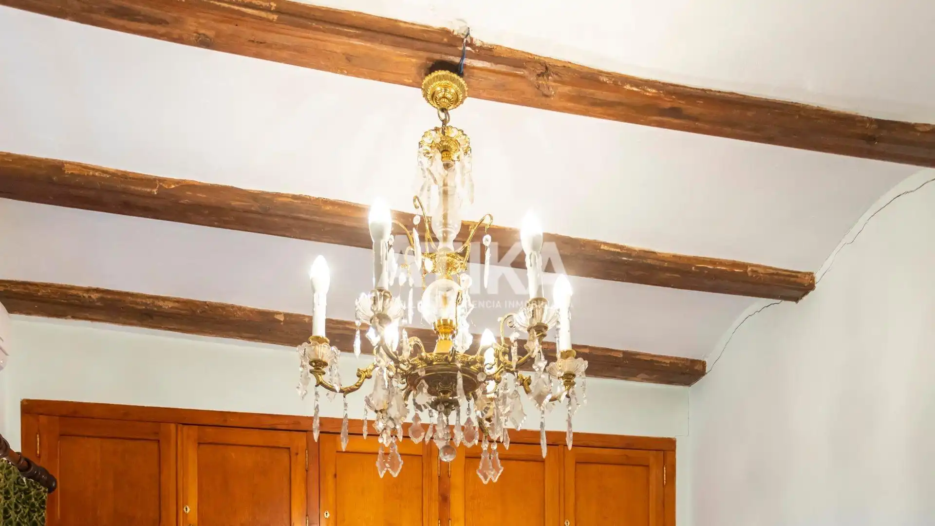 Esszimmer von Country house zum Verkauf in Fontanars dels Alforins mit Klimaanlage, Heizung und Privatgarten