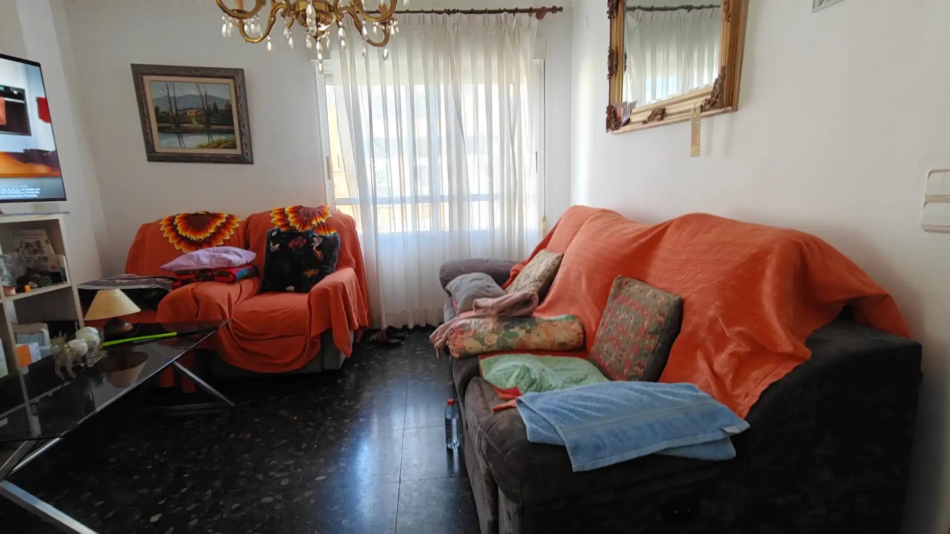 Sala d'estar de Pis en venda en Manises amb Terrassa i Balcó