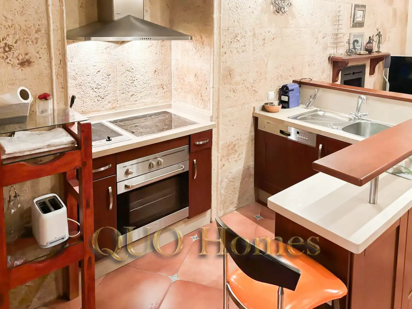 Küche von Wohnung zum Verkauf in Jerez de la Frontera mit Möbliert