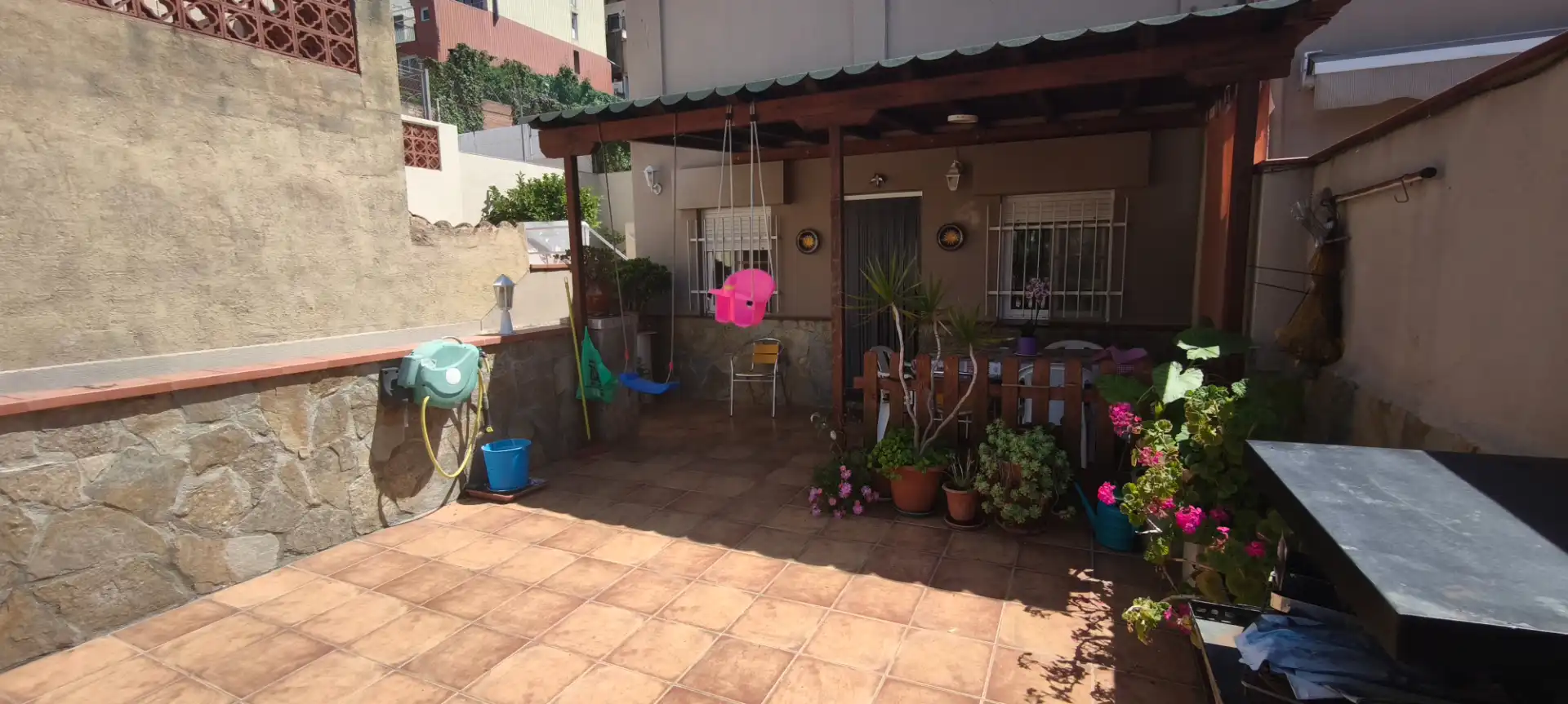 Terraza de Casa o chalet en venta en Montgat con Aire acondicionado, Jardín privado y Terraza