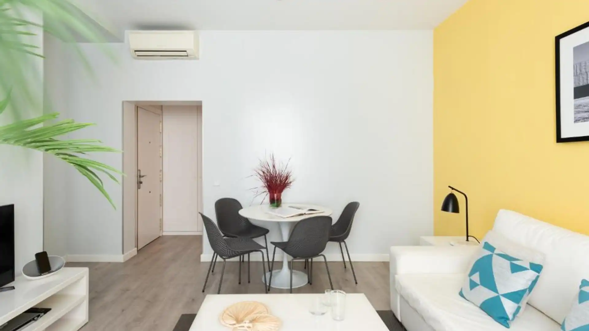 Sala de estar de Estudio de alquiler en Ciudad Real Capital con Amueblado y Se aceptan mascotas