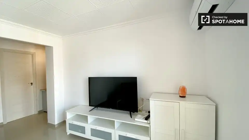 Sala d'estar de Pis per a compartir en Valencia amb Aire condicionat, Calefacció i Terrassa