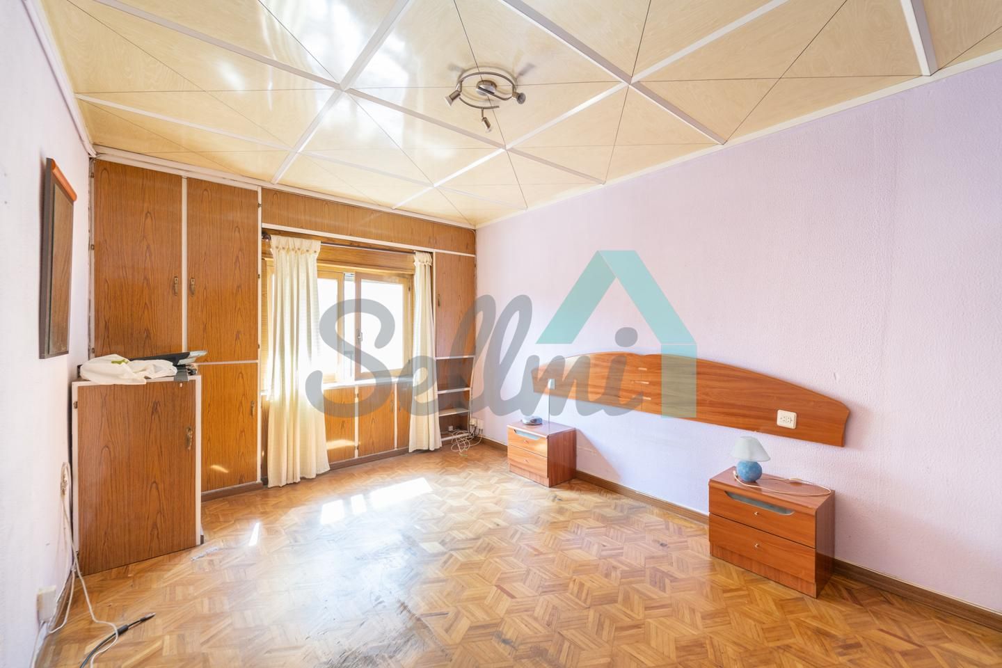 Bedroom of Flat for sale in Oviedo   with Heating, Parquet flooring and Terrace