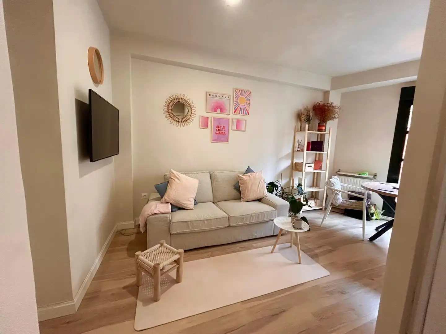 Sala de estar de Piso de alquiler en Madrid con Calefacción, Amueblado y Balcón