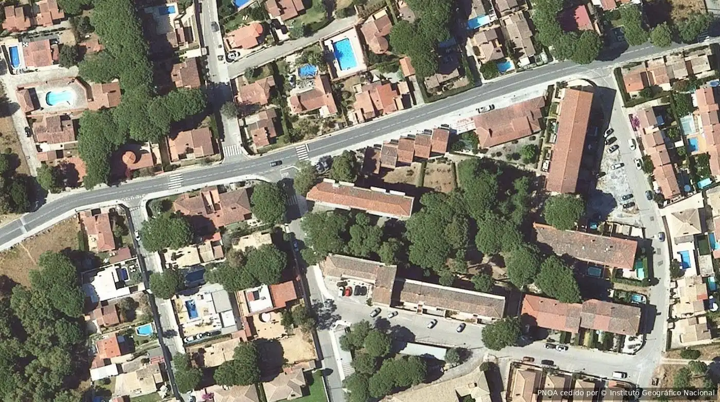 Vista exterior de Piso en venta en Riells