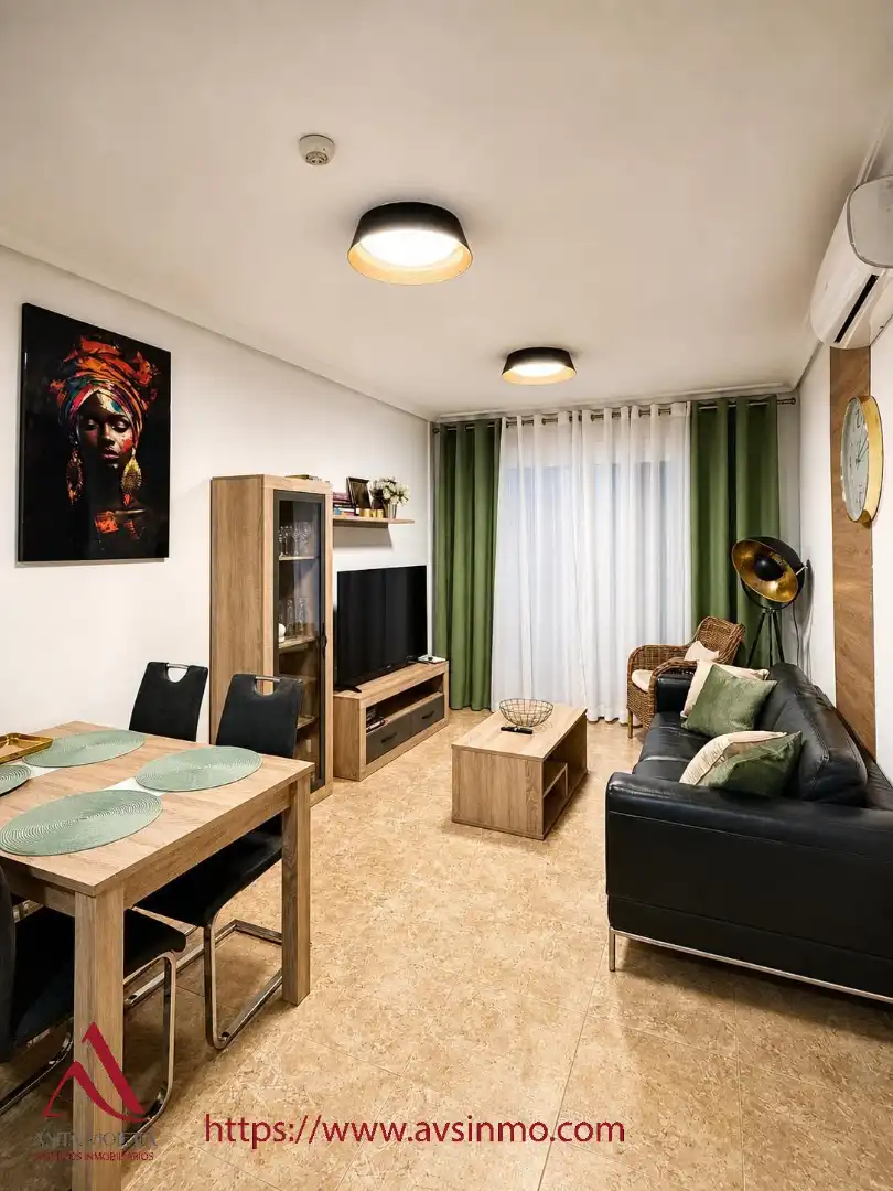 Sala de estar de Apartamento de alquiler en Orihuela con Aire acondicionado, Calefacción y Terraza