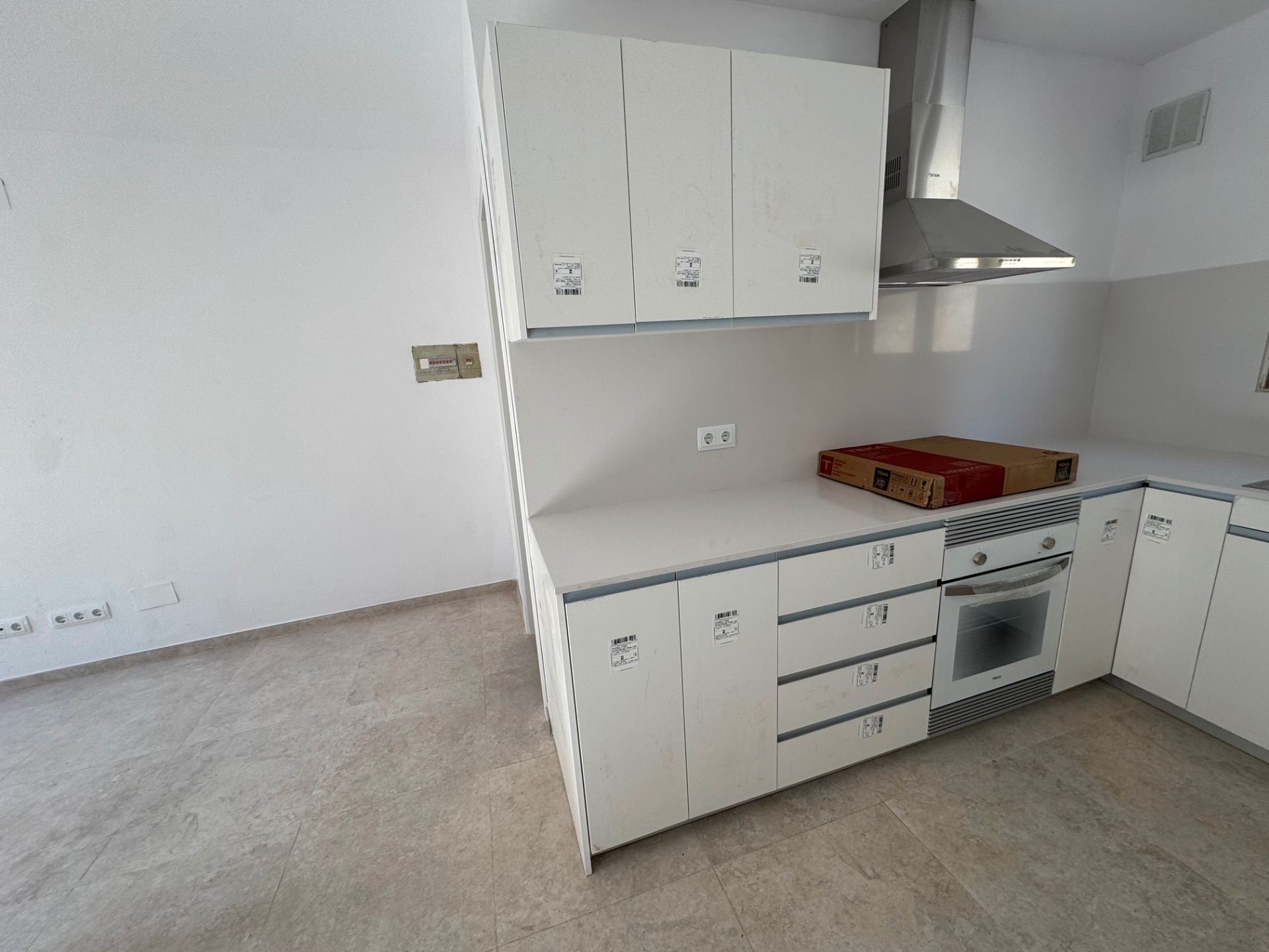 Kitchen of Flat to rent in Sant Cebrià de Vallalta  with Air Conditioner, Terrace and Alarm
