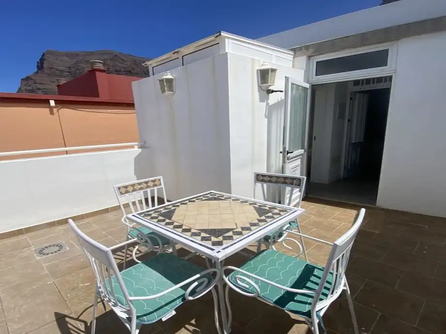 Terraza de Ático de alquiler en Valle Gran Rey con Terraza, Amueblado y Horno