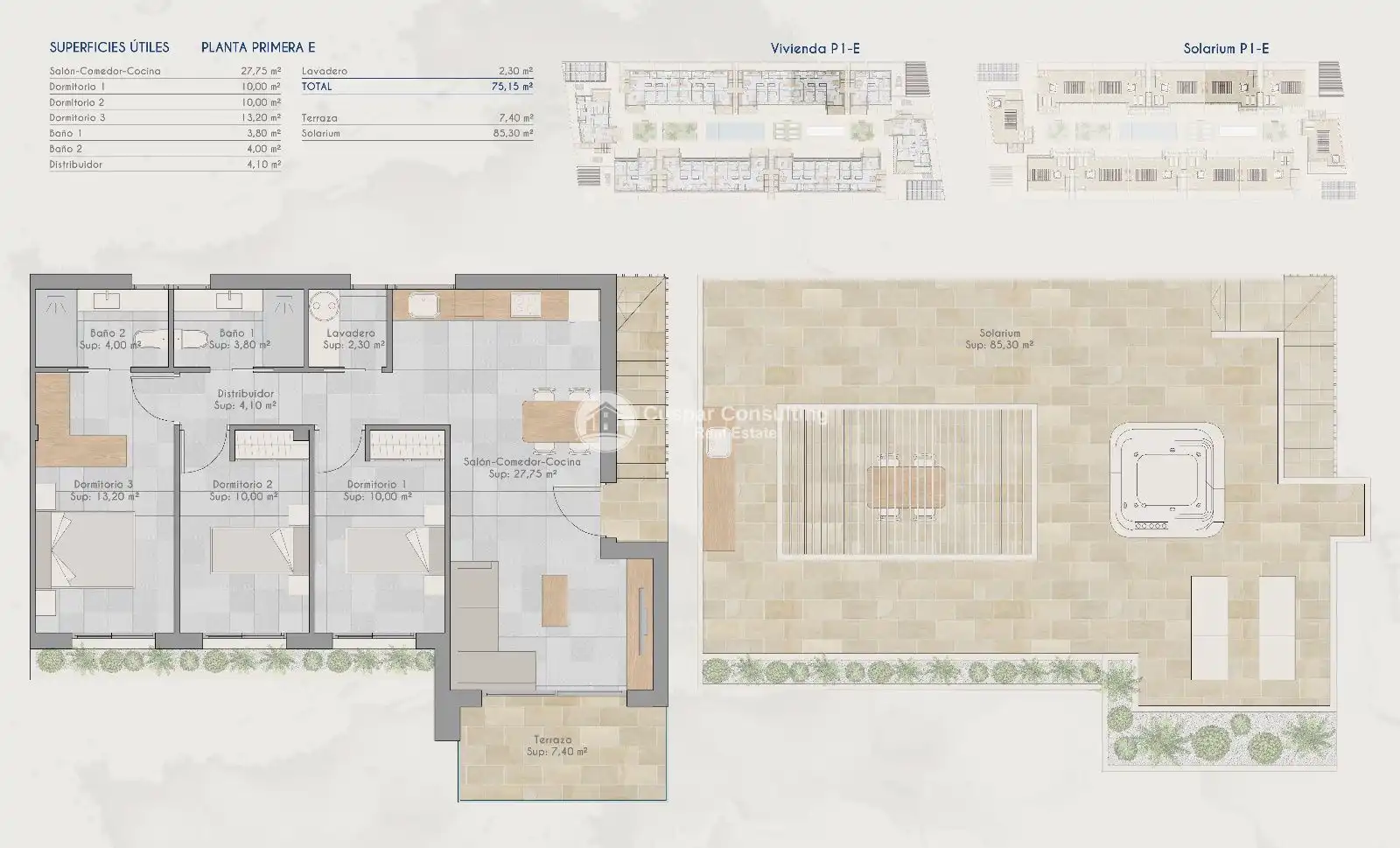 Apartamento en venta en Torre-Pacheco con Aire acondicionado, Calefacción y Jardín privado