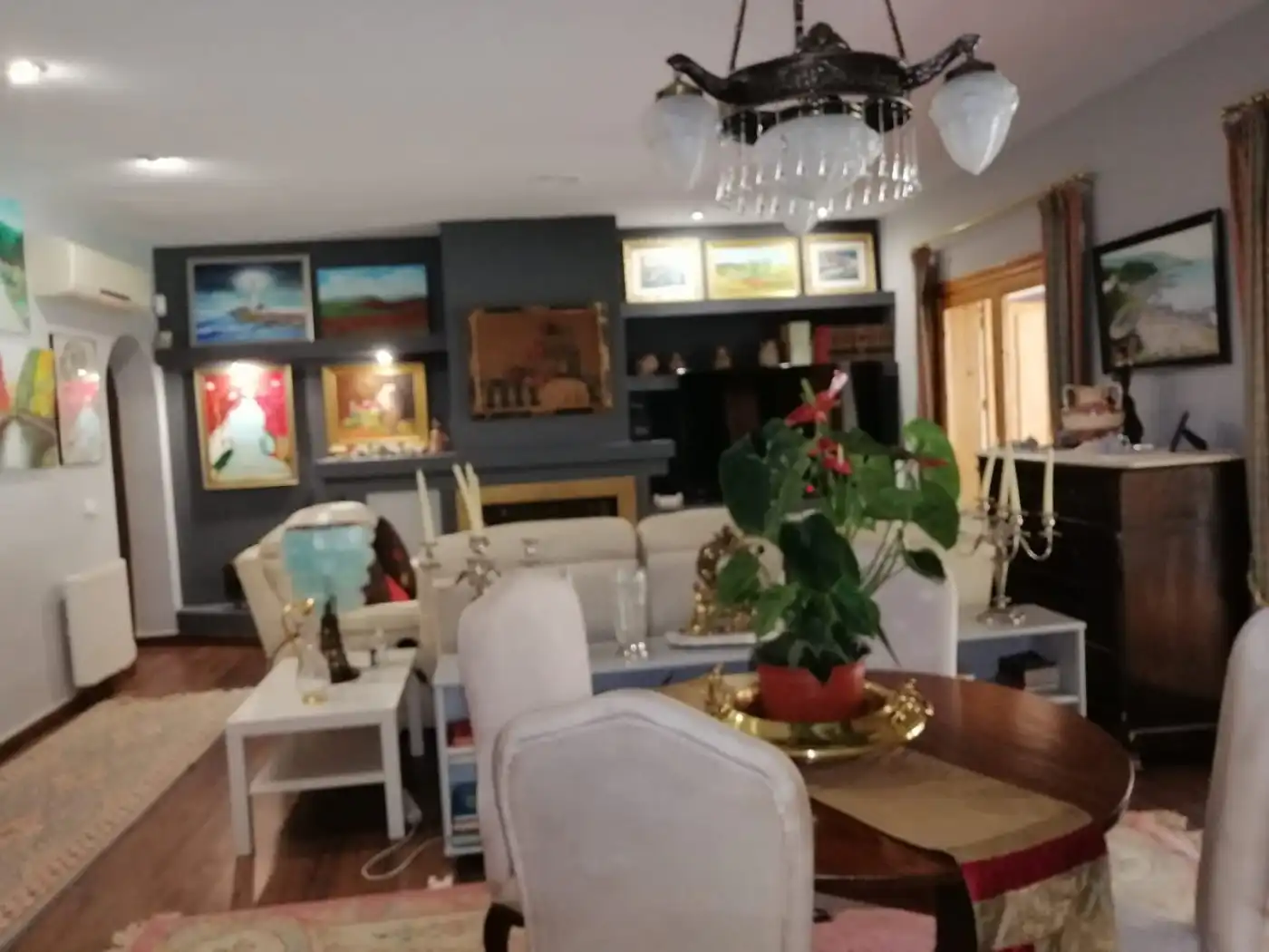 Menjador de Casa o xalet en venda en Murcia amb Calefacció, Jardí privat i Parquet