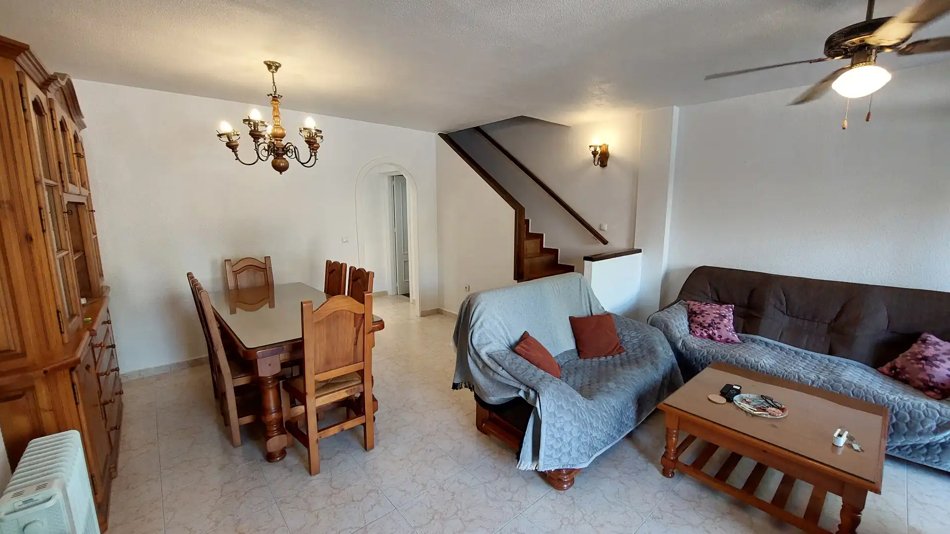 Sala de estar de Casa adosada en venta en Los Alcázares con Terraza, Amueblado y Horno