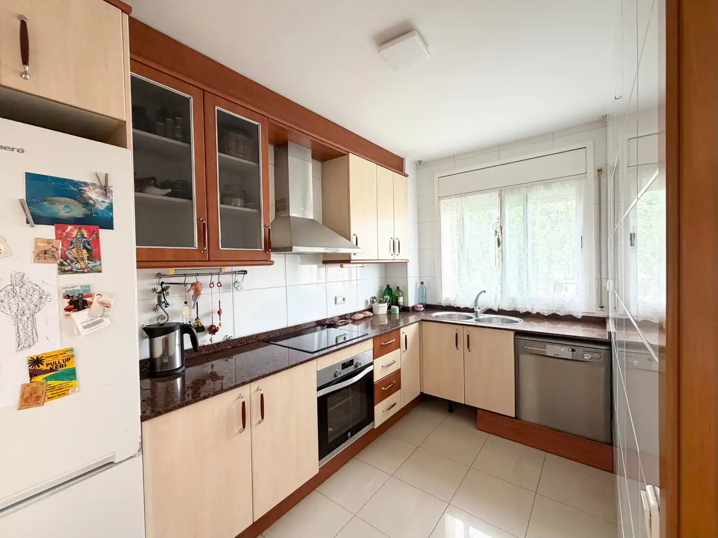 Küche von Wohnung zum Verkauf in Sant Sadurní d'Anoia mit Klimaanlage, Parkett und Abstellraum