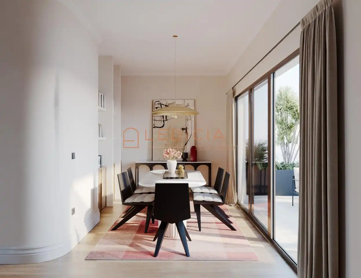 Esszimmer von Maisonette zum Verkauf in Vigo  mit Klimaanlage, Heizung und Terrasse