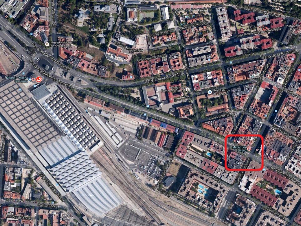 Vista exterior de Garatge de lloguer en  Madrid Capital