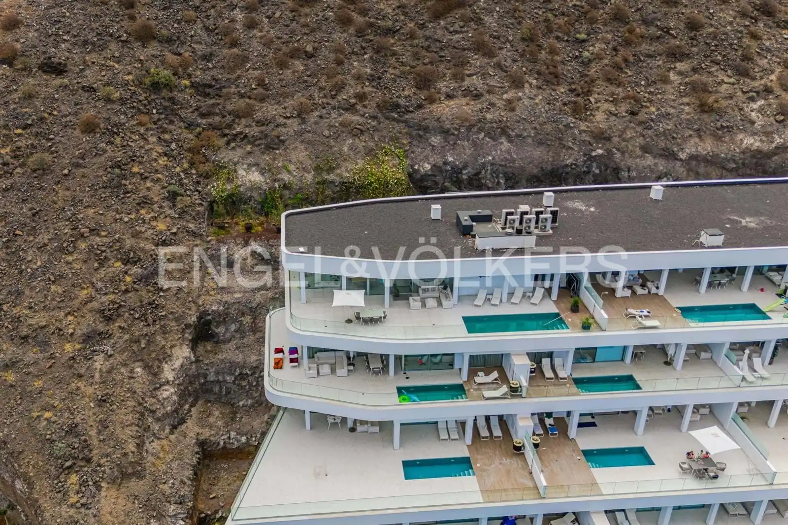 Exterior view of Flat for sale in Santiago del Teide  with Air Conditioner, Terrace and Swimming Pool