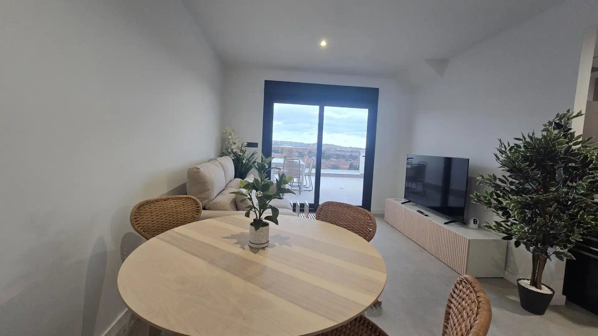 Sala d'estar de Apartament en venda en Mutxamel amb Terrassa i Piscina comunitària