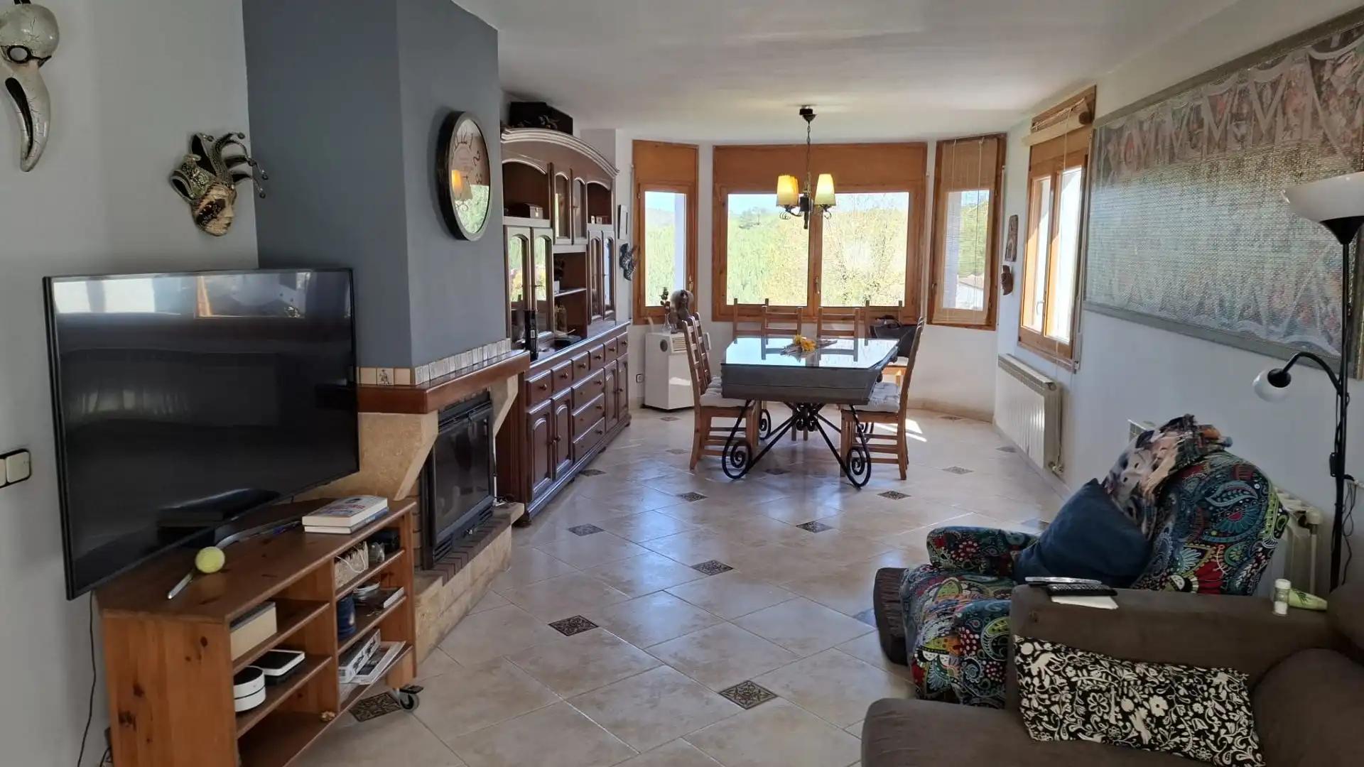 Sala de estar de Casa o chalet en venta en Vallirana con Calefacción y Trastero