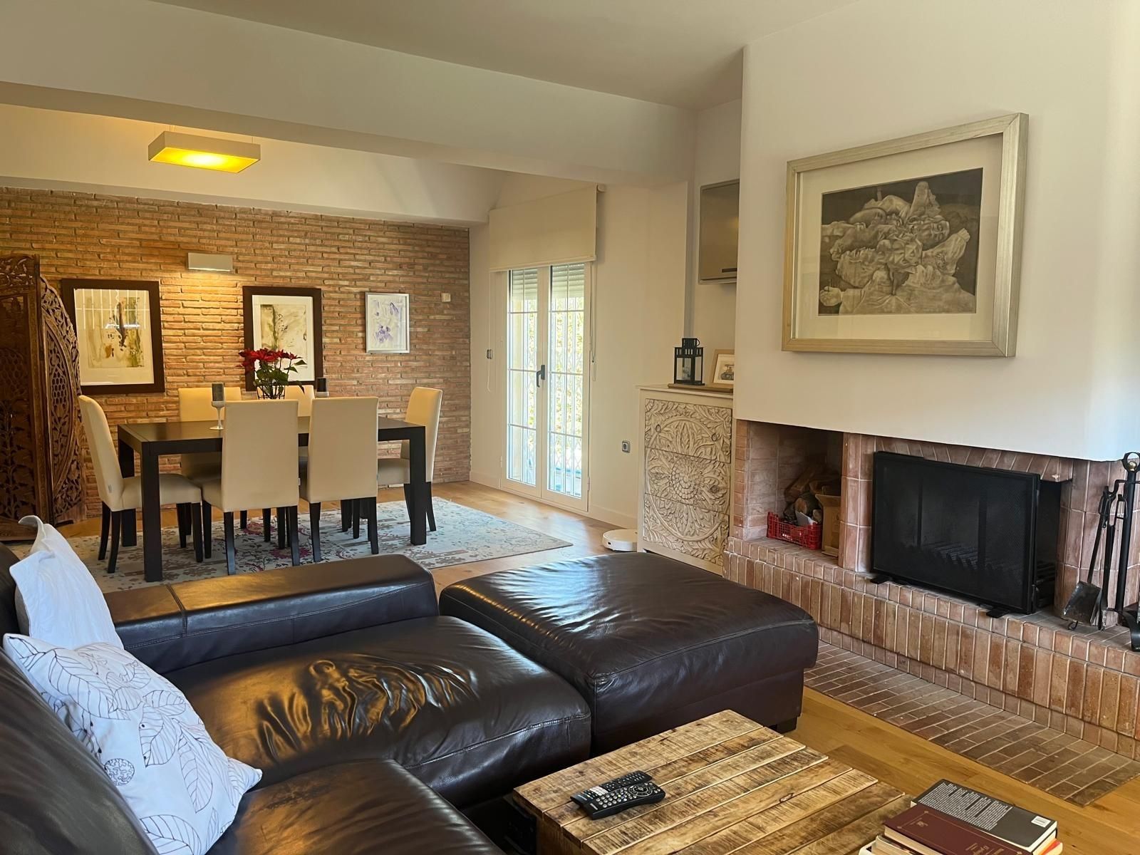 Sala d'estar de Casa o xalet en venda en Molina de Segura amb Aire condicionat, Jardí privat i Terrassa