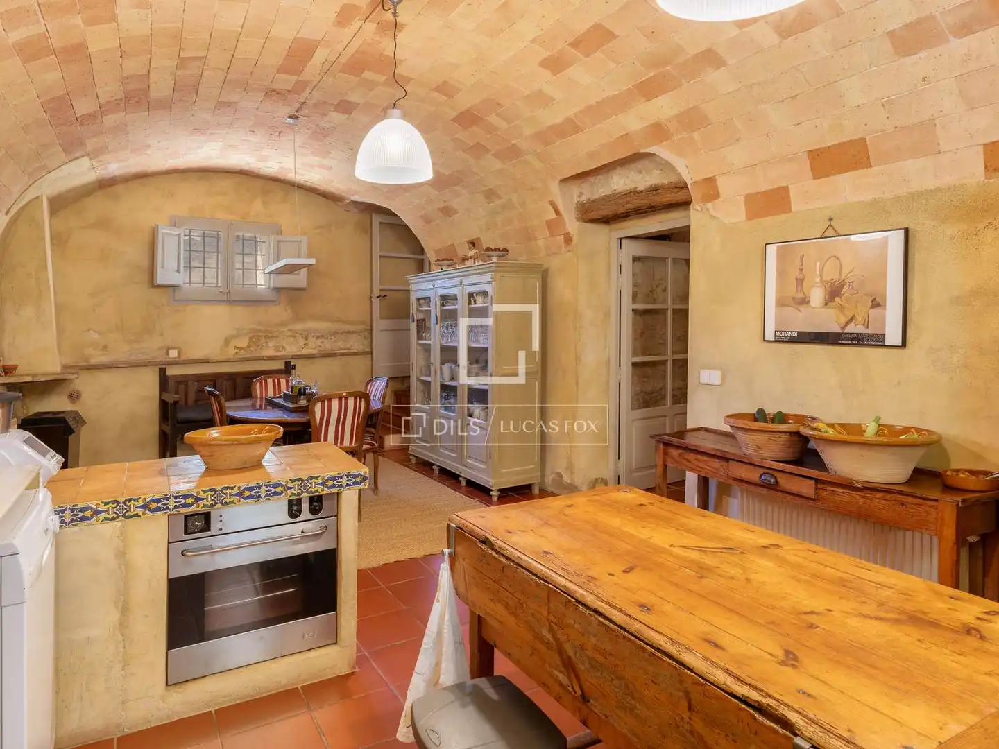 Cocina de Finca rústica en venta en Garrigàs con Aire acondicionado, Calefacción y Jardín privado