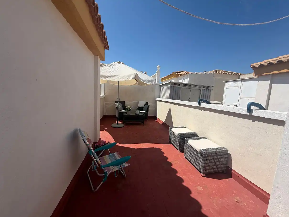 Terrace of Detached homes for sale in Santa Pola  with Air Conditioner, Terrace and Balcony