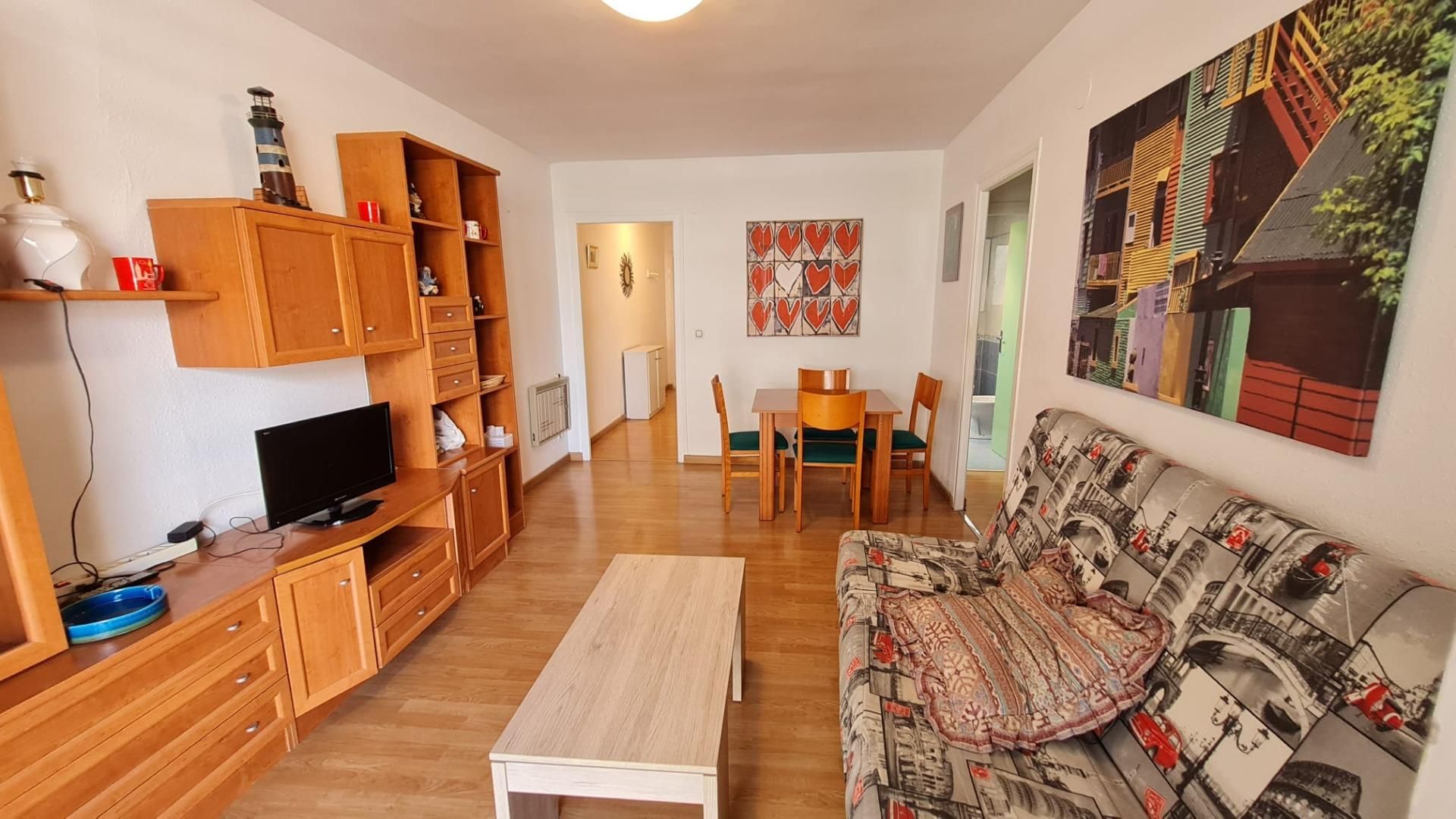 Sala d'estar de Pis en venda en Salou amb Calefacció, Jardí privat i Parquet