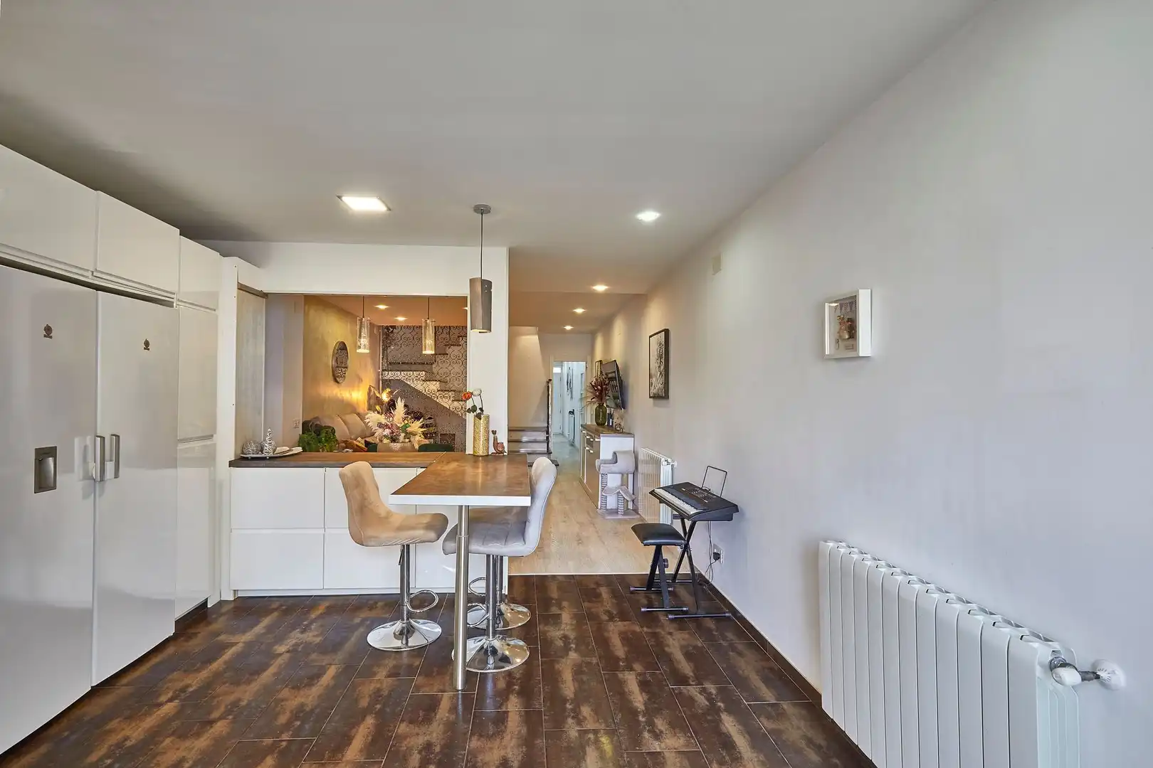Cocina de Casa adosada en venta en Terrassa con Aire acondicionado, Calefacción y Parquet