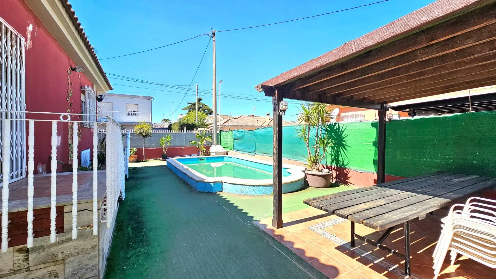 Piscina de Casa o chalet en venta en Cartagena con Aire acondicionado, Jardín privado y Piscina