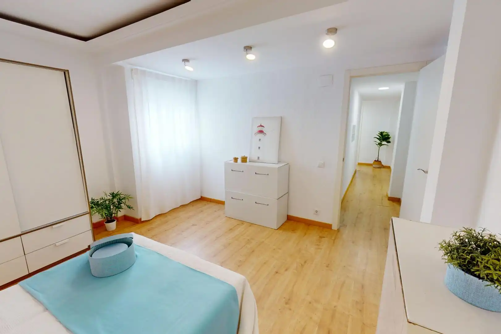Schlafzimmer von Wohnung zum Verkauf in Valencia mit Balkon