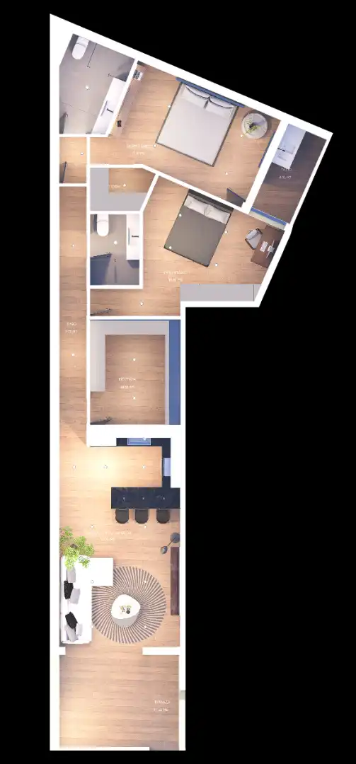 New build Flat with lift for sale in Vera Ciudad, imagen 3